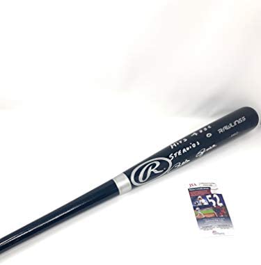 Pete Rose Cincinnati Reds Signed Autograph Baseball Bat RARE Inscribed HITS 4256 Steriods 0 Black Bat Rose Hologram & JSA Certified post thumbnail image