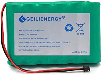 GEILIENERGY 6PH-H-4/3A3600-S-D22 7.2v 3600mAh Ni-MH DSC IMPASSA 9057 Battery Wireless Security System post thumbnail image