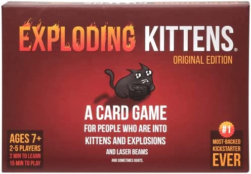 Exploding Kittens Original Edition – Card Games for Adults Teens & Kids – Fun Family Games – A Russian Roulette Card Game – 15 Min, Ages 7+, 2-5 Players post thumbnail image