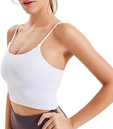 Lemedy Women Padded Sports Bra Fitness Workout Running Shirts Yoga Tank Top post thumbnail image