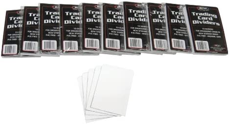 (10) Packs of BCW Brand Trading Card Divider Cards(100 Dividers Total) post thumbnail image