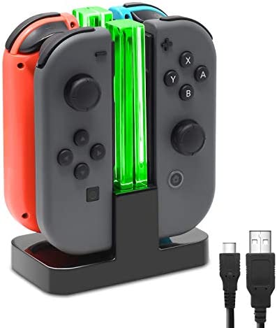 FastSnail Charging Dock Compatible with Nintendo Switch for Joy Con & OLED Model Controller with Lamppost LED Indication, Charger Stand Station Compatible with Joy Cons with Charging Cable post thumbnail image