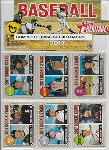 2017 Topps Heritage Baseball Complete Base Set 400 Cards Aaron Judge Rookie post thumbnail image