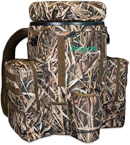 Peregrine Field Gear Insulated Organized Venture Bucket & Backpack Seat for Fishing/Hunting with Shadow Grass Blades Camouflage – 6 Gallon post thumbnail image