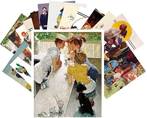 Vintage PostCards 24 pcs Norman Rockwell Vintage Illustration Sport and Everyday Life post thumbnail image