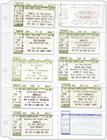 StoreSMART Ticket & Stub Binder Page – 10 Pockets per Page – 10-Pack – VH308-TKT-10 post thumbnail image