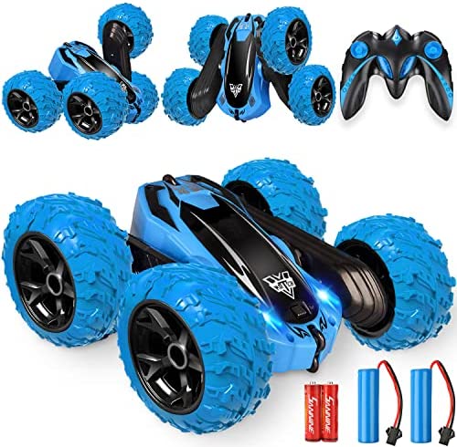 Remote Control car,2.4GHz Electric Race Stunt Car,Double Sided 360° Rolling Rotating Rotation, LED Headlights RC 4WD High Speed Off Road for 3 4 5 6 7 8-12 Year Old Boy Toys (Blue) post thumbnail image