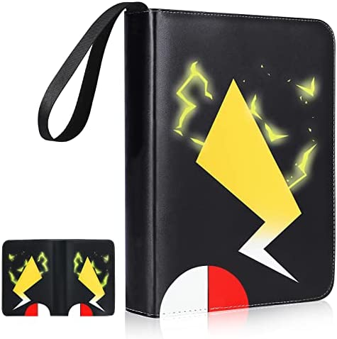 Black Card Binders for Pokemon Cards 4 Pocket – Hold 504 Game Cards with 63 Sleeves, Trading Card Collection Zipper Binder Holder for Kids Gifts post thumbnail image