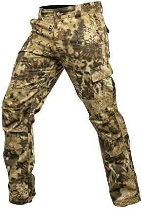 Kryptek Men’s Standard Stalker, Stealthy Camo Hunting Pant with Reinforced Knees, and Seat, Highlander, Small post thumbnail image