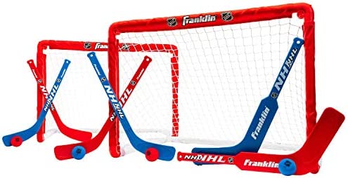 Franklin Sports NHL Mini Hockey Goal Set of 2 – Black/White, Red post thumbnail image