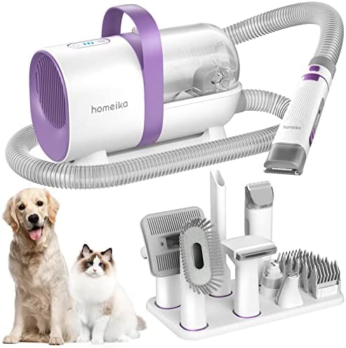 Homeika Pet Grooming Kit & Vacuum Suction 99% Pet Hair, Dog Hair Vacuum with 8 Pet Grooming Tools, 6 Combs, Deshedding/ Grooming/ Nail Grinder/ Paw Trimmer and Low Noise Clipper for Dogs Cats, 1.5L post thumbnail image