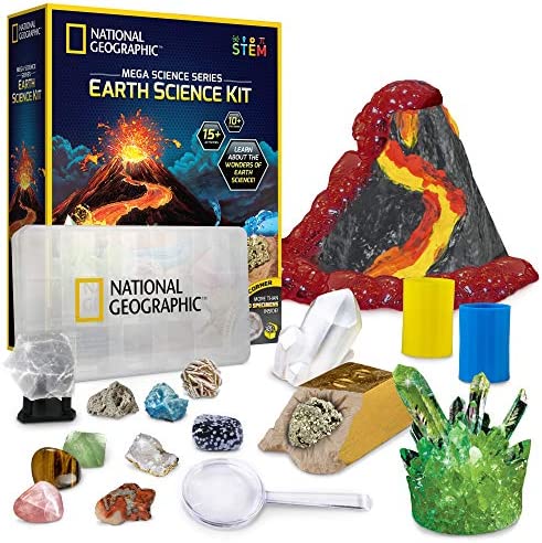 NATIONAL GEOGRAPHIC Earth Science Kit – Over 15 Science Experiments & STEM Activities for Kids, Crystal Growing, Erupting Volcanos, 2 Dig Kits & 10 Genuine Specimens, a Great STEM Science Kit post thumbnail image