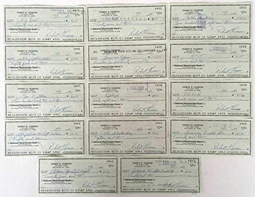 Bobby Thomson New York Giants Signed Personal Checks 4931-4943 JSA – MLB Autographed Miscellaneous Items post thumbnail image