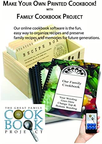 Family Cookbook Making Software Including 5 Printed Copies of Your Custom Cookbook! – Create Personalized Recipe Book with Design Options, Photos and Stories – Quick, Convenient and Easy to Use. post thumbnail image