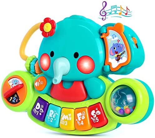 Baby Piano Toy 6 to 12 Months Elephant Light Up Music Baby Toys for 6 9 12 18 Months Early Learning Educational Piano Keyboard Infant Toys Baby Girl Piano Toy Gift Toy for 1 Year Old Boys Girls post thumbnail image