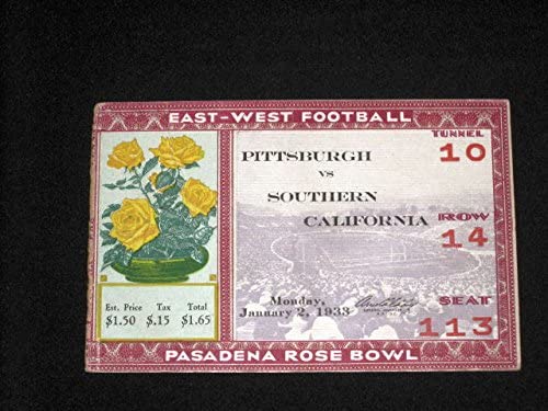 Adelson Sports Original 1933 ROSE BOWL TICKET STUB – USC & PittsburghH post thumbnail image