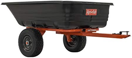 Agri-Fab Inc 45-0552, 700-Pound, Poly Dump/Swivel Cart, Black/Orange post thumbnail image