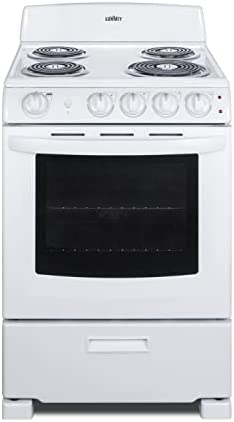 Summit Appliance RE2411W 24″ Wide Electric Range in White Finish with Coil Burners, Lower Storage Compartment, Four cooking Zones, Indicator Lights, Oven Light, Backsplash and Oven Window post thumbnail image