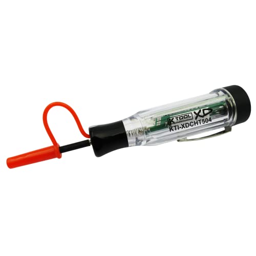 K Tool International Dual Polarity Cordless DC Circuit Tester; 3-30V, Quick Detection, Cars, Trucks and Motorcycles; Audible Beep and Dual Color LED Indicators: KTIXDCHT504 post thumbnail image