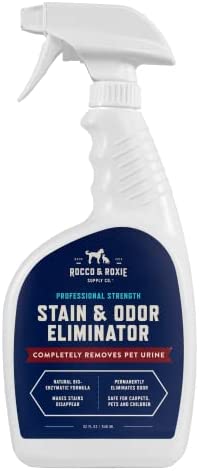 Rocco & Roxie Stain & Odor Eliminator for Strong Odor – Enzyme Pet Odor Eliminator for Home – Carpet Stain Remover for Cats and Dog Pee – Enzymatic Cat Urine Destroyer – Carpet Cleaner Spray post thumbnail image