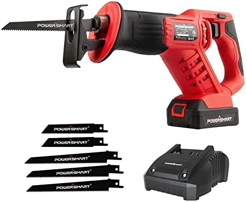 PowerSmart 20V Cordless Reciprocating Saw with 2.0Ah Battery and Charger, 3pcs Wood Blades and 2pcs Metal Blades Included post thumbnail image