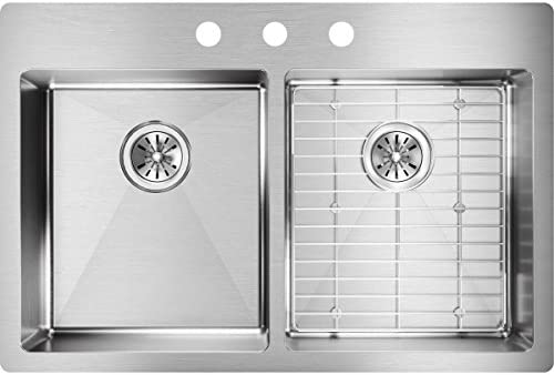 Elkay Crosstown ECTSRAD33226TBG3 Equal Double Bowl Dual Mount Stainless Steel ADA Sink Kit post thumbnail image