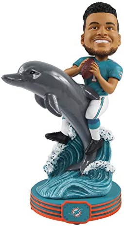 Tua Tagovailoa Miami Dolphins Riding Dolphin Bobblehead NFL post thumbnail image