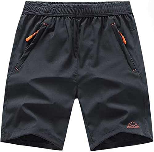 TBMPOY Men’s Running Shorts Quick Dry Gym Outdoor Sports Zipper Pockets post thumbnail image