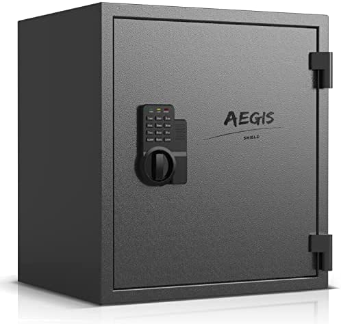 AEGIS 2.6 Cub Fireproof Safe Box, Fire Safes with Digital Keypad Double Keys Shelves Home Security Safe for Hotel Office Dorm Money Cash Jewelry Gun Use Storage post thumbnail image