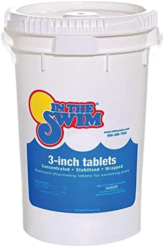 In The Swim 3 Inch Stabilized Chlorine Tablets for Sanitizing Swimming Pools – Individually Wrapped, Slow Dissolving – 90% Available Chlorine – Tri-Chlor – 50 Pounds post thumbnail image