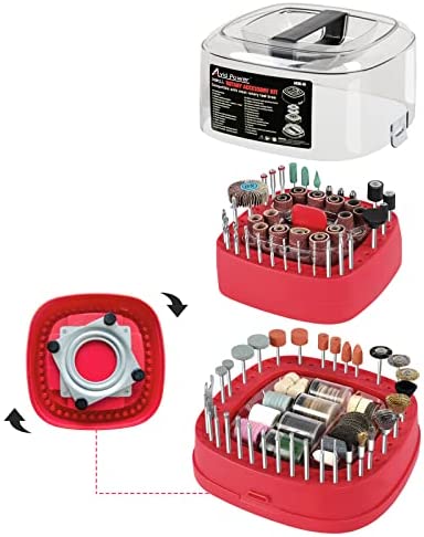 AVID POWER Rotary Tool Accessories Kit 360pcs, Rotary Tool Bits 1/8-inch Shanks Universal Fitment for Easy Cutting, Grinding, Sanding, Sharpening, Carving and Polishing post thumbnail image