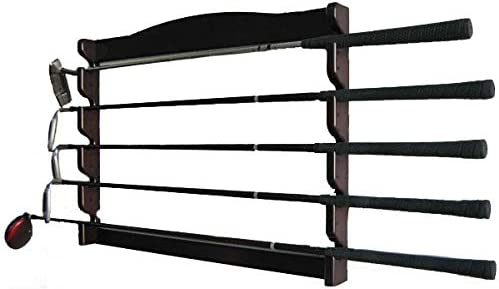 DisplayGifts 5 Golf Clubs Display Rack Solid Wood Wall Mounted GC05 Golfs Not Included post thumbnail image