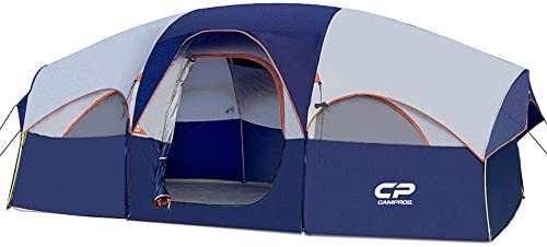 CAMPROS CP Tent-8-Person-Camping-Tents, Waterproof Windproof Family Tent, 5 Large Mesh Windows, Double Layer, Divided Curtain for Separated Room, Portable with Carry Bag post thumbnail image