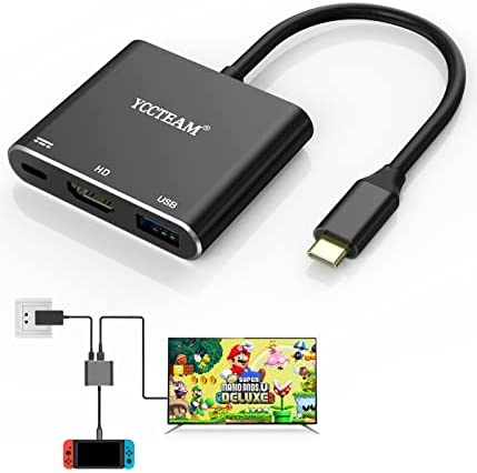 YCCTEAM Switch Dock for Nintendo Switch/OLED, USB C to HDMI TV Adapter for Nintendo Switch, Portable 4K HDMI Switch Adapter Docking Station for TV/Steam Deck/Samsung DeX/PC, and More post thumbnail image