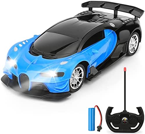 GaHoo Remote Control Car for Kids – 1/16 Scale Electric Remote Toy Racing, with Led Lights Rechargeable High-Speed Hobby Toy Vehicle, RC Car Gifts for Age 3 4 5 6 7 8 9 Year Old Boys Girls (Blue) post thumbnail image