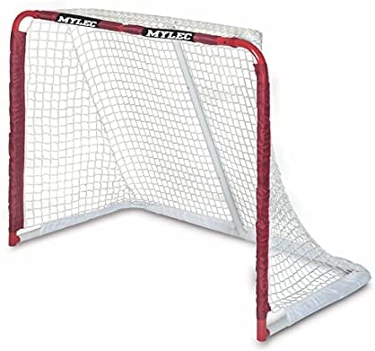 MyLec All Purpose Goal for Outdoor Sports, Alloy Steel with Nylon Net, Lightweight & Portable, Easy Assembly with Sleeve Netting System, Perfect Hockey Gifts (Red, 17 Pounds) post thumbnail image