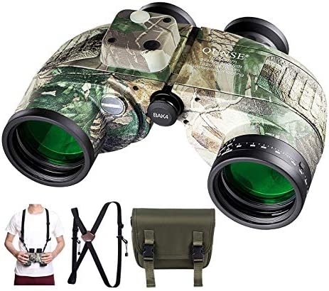 QUNSE 10X50 Marine Binoculars for Adults, Waterproof Binoculars with Rangefinder Compass,BAK4 Prism Navigation Birdwatching Hunting (Camouflage) post thumbnail image