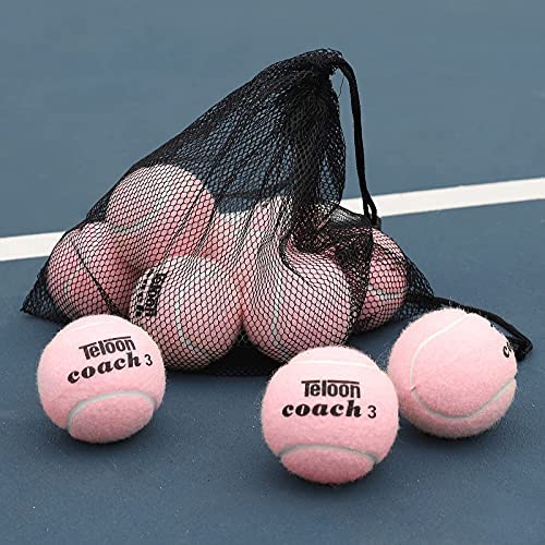 Teloon Pressure Training Tennis Balls-12 or 18 Count-Mesh Carry Bag，4 Colors Available，Pressureless Training Exercise Tennis Balls for Beginners. post thumbnail image