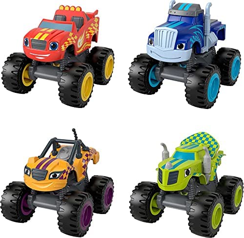 Fisher-Price Blaze & the Monster Machines, Racers 4 Pack, set of die-cast metal push-along vehicles for preschool kids ages 3 years and older [Amazon Exclusive] post thumbnail image