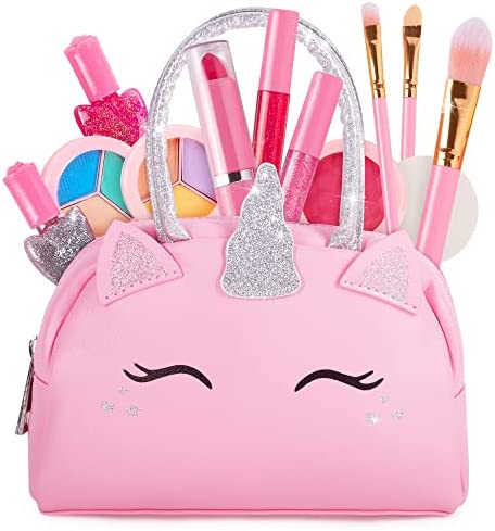 Kids Real Makeup Kit for Little Girls: with Pink Unicorn Bag – Real, Non Toxic, Washable Make Up Toy – Gift for Toddler Young Children Pretend Play Set Vanity for Ages 3 4 5 6 7 8 9 10 Years Old post thumbnail image