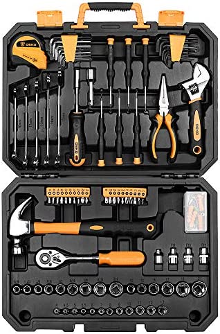 DEKOPRO 128 Piece Tool Set-General Household Hand Tool Kit, Auto Repair Tool Set, with Plastic Toolbox Storage Case post thumbnail image