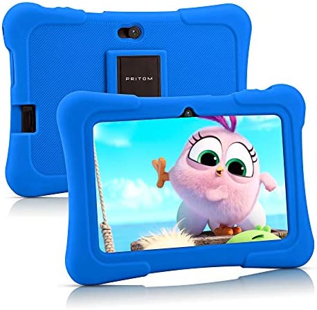 PRITOM 7 inch Kids Tablet, Quad Core Android 10, 32GB, WiFi, Bluetooth, Dual Camera, Educationl, Games,Parental Control, Kids Software Pre-Installed with Kids-Tablet Case (Dark Blue) post thumbnail image