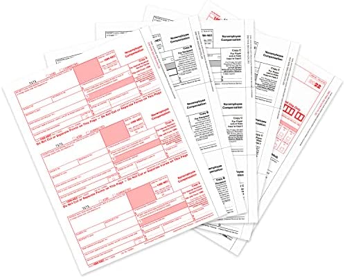 1099 NEC Forms 2022, 4 Part Tax Forms Kit, 25 Vendor Kit of Laser Forms Designed for QuickBooks and Accounting Software post thumbnail image