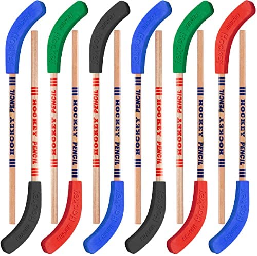 Hockey Pencils and Erasers – (Pack of 12) Bulk 9 Inch Hockey Stick Sports Theme Party Supplies, Fun Cool Pencils for Hockey Fans, Students, Stocking Stuffers and Goodie Bag Birthday Party Favors post thumbnail image