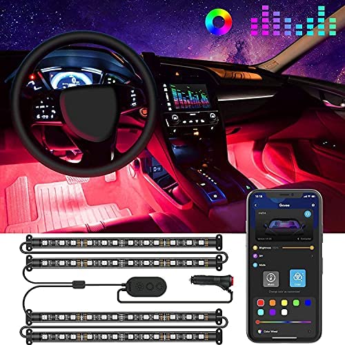 Govee Car LED Lights, Smart Car Interior Lights with App Control, RGB Inside Car Lights with DIY Mode and Music Mode, 2 Lines Design LED Lights for Cars with Car Charger, DC 12V post thumbnail image