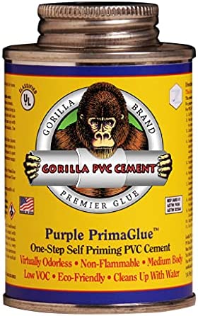 SUPPLY GIANT PS3796P R1584P Gorilla Purple PVC Cement 8 oz Medium Body PrimaGlue post thumbnail image