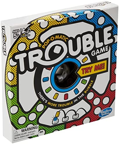 Hasbro Gaming Trouble Board Game for Kids Ages 5 and Up 2-4 Players post thumbnail image