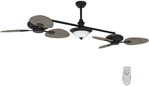 Ovlaim 86 inch Large Double Ceiling Fan, Dimmable Ceiling Fan with Light and Remote Control Oil-rubbed,Indoor Dual Angle Ceiling Fan 3 Color Temperature 6 Blades Fan post thumbnail image