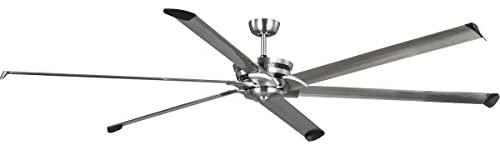 Progress Lighting Huff Collection Indoor/Outdoor 96″ Six-Blade Brushed Nickel Ceiling Fan post thumbnail image