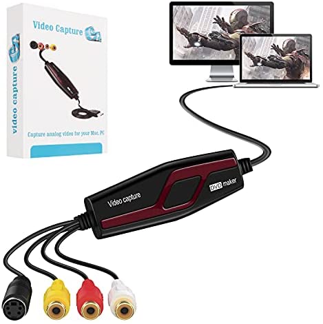 DIGITNOW USB 2.0 Video Capture Card Device Converter, Easy to Use Capture, Edit and Save Analog Video to Digital Files for Your Mac OS X or Windows 7 8 10 PC, One Touch VHS VCR TV to DVD post thumbnail image